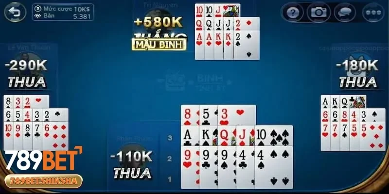Sai lầm thường gặp trên bàn cược Mậu Binh mà bạn nên tránh